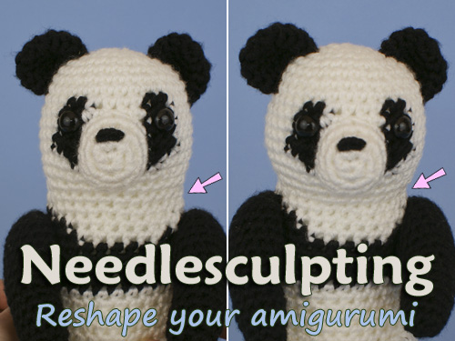 needlesculpting in amigurumi - tutorial