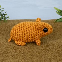 Mini Mammals 2: three EXPANSION PACK amigurumi crochet patterns: Hamster, Gerbil, Kangaroo Rat