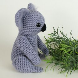(image for) Koala amigurumi crochet pattern
