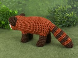 Red Panda amigurumi crochet pattern
