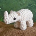AfricAmi Rhinoceros amigurumi crochet pattern