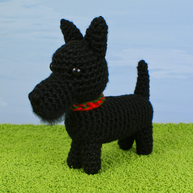 AmiDogs Scottish Terrier (Scottie) amigurumi crochet pattern - Click Image to Close