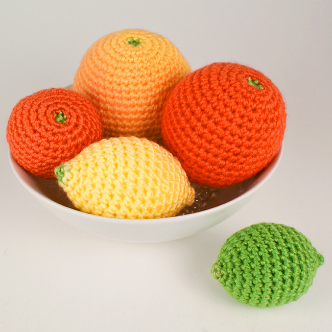 Amigurumi Citrus Collection DONATIONWARE crochet pattern - Click Image to Close
