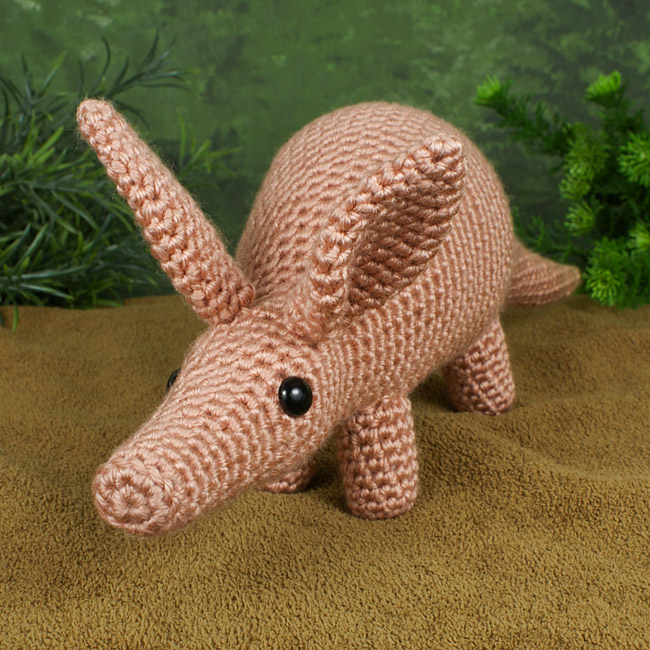 Aardvark amigurumi crochet pattern - Click Image to Close