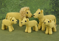 lion, lioness and lion cub multipack