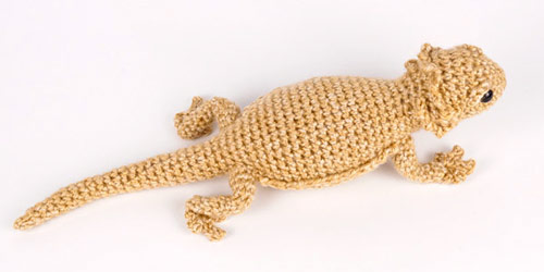bearded dragon crochet pattern by planetjune
