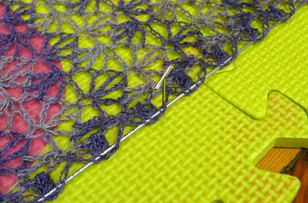 If you have kids, those goofy foam floor tiles make great blocking mats. :  r/casualknitting