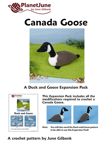 Canada Goose crochet pattern by PlanetJune