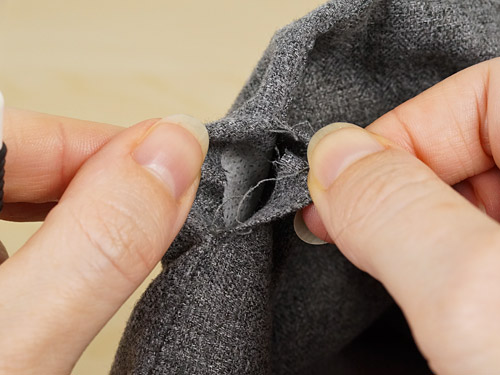 repadding a coat collar