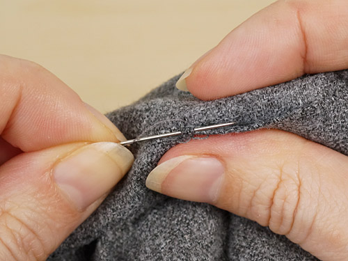 repadding a coat collar