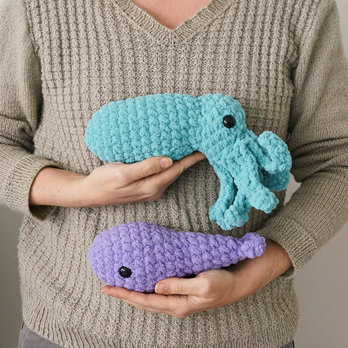 double-sized amigurumi crochet patterns by PlanetJune