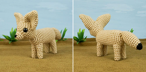 Fennec Fox crochet pattern by PlanetJune
