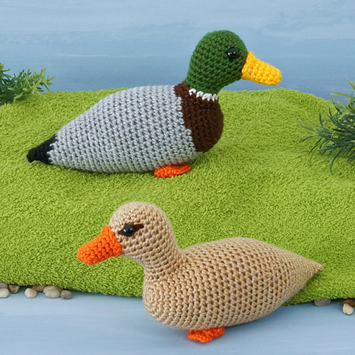 mallard ducks crochet pattern by planetjune