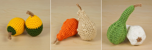 ornamental gourds set 1 crochet pattern by planetjune