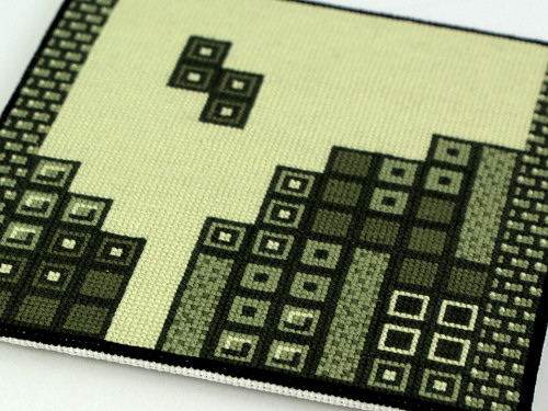 classic Tetris in cross stitch – PlanetJune by June Gilbank: Blog