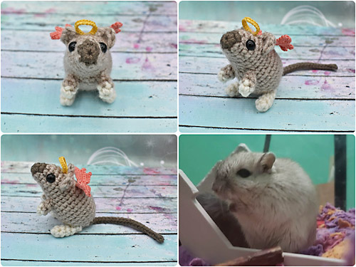 Kendra's custom amigurumi based on PlanetJune patterns