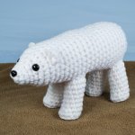 (image for) AquaAmi Polar Bear amigurumi crochet pattern