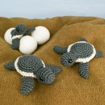 (image for) Baby Sea Turtle Collection: FOUR amigurumi crochet patterns