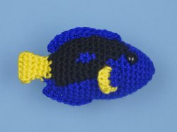 (image for) Tropical Fish Set 2: TWO amigurumi fish crochet patterns