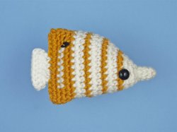 (image for) Tropical Fish Set 3: TWO amigurumi fish crochet patterns