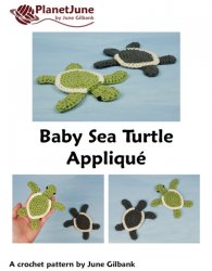 (image for) Baby Sea Turtle Applique crochet pattern
