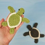 (image for) Baby Sea Turtle Applique crochet pattern