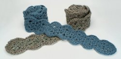 (image for) Scalloped Scarf DONATIONWARE crochet pattern