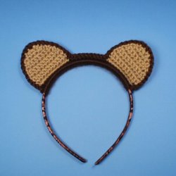 (image for) Animal Ears crochet pattern (for hairbands and hats)