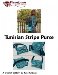 (image for) Tunisian Stripe Purse crochet pattern