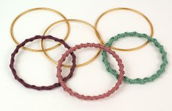 (image for) Twisted Chain Bangle DONATIONWARE crochet pattern