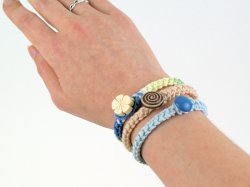 (image for) Crochet Braid Bracelet DONATIONWARE crochet pattern