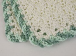 (image for) Twist-Trim Baby Blanket crochet pattern