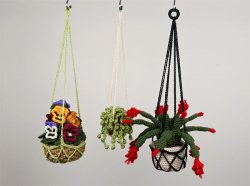 (image for) Crochet Plant Hanger DONATIONWARE crochet pattern