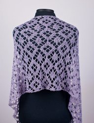 (image for) Diamond Lace Wrap crochet pattern