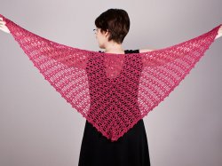 (image for) Sweetheart Lace Shawl crochet pattern