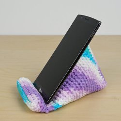 (image for) Crochet Phone Stand DONATIONWARE crochet pattern