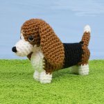 (image for) AmiDogs Basset Hound amigurumi crochet pattern