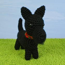 (image for) AmiDogs Scottish Terrier (Scottie) amigurumi crochet pattern