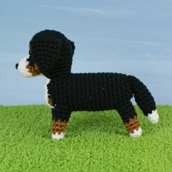 (image for) AmiDogs Bernese Mountain Dog amigurumi crochet pattern
