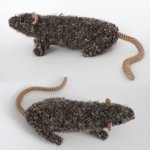 (image for) Fuzzy Rat amigurumi crochet pattern