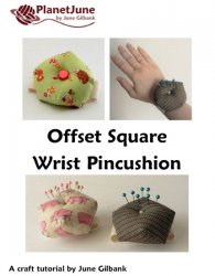 (image for) Offset Square Wrist Pincushion DONATIONWARE sewing tutorial