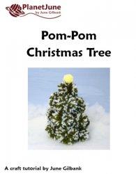 (image for) Pom-Pom Christmas Tree DONATIONWARE craft tutorial
