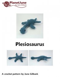 (image for) Plesiosaurus - amigurumi dinosaur crochet pattern