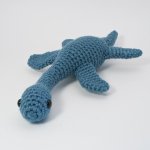 (image for) Plesiosaurus - amigurumi dinosaur crochet pattern