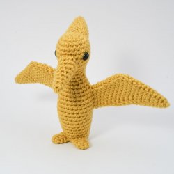 (image for) Pteranodon - amigurumi dinosaur crochet pattern