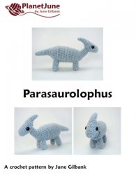(image for) Parasaurolophus - amigurumi dinosaur crochet pattern
