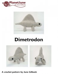(image for) Dimetrodon - amigurumi dinosaur crochet pattern
