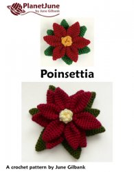 (image for) Poinsettia DONATIONWARE crochet pattern