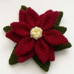 (image for) Poinsettia DONATIONWARE crochet pattern