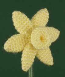 (image for) Daffodils DONATIONWARE flower crochet pattern